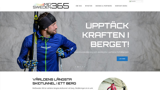 Webbdesign: Mid Sweden 365